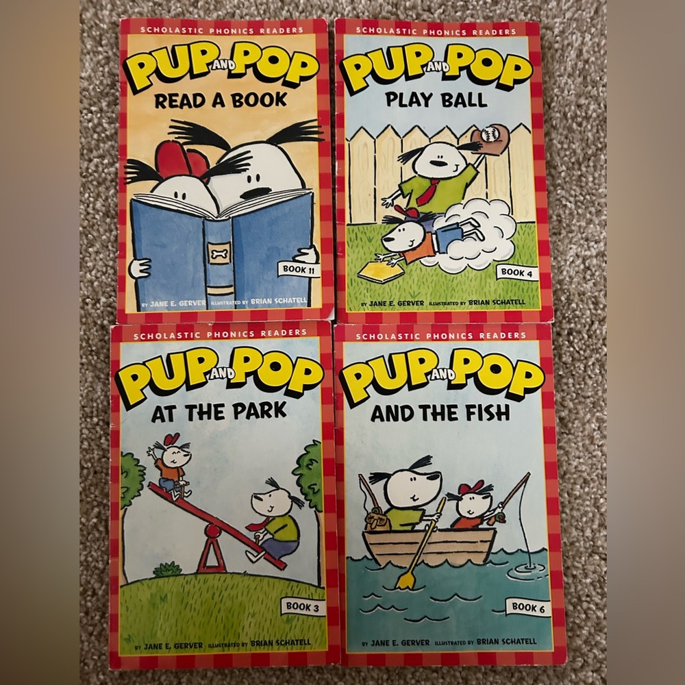 Scholastic Pup & Pop Phonics Readers Set for Pre-K -1st Grade Reading Can be Fun